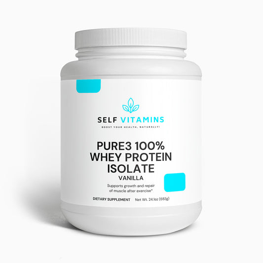 Pure3 100% Whey Protein Isolate (Vanilla)